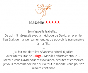 Méthode mincir sans régime - Isabelle