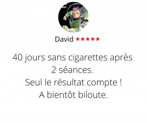 Arrêter de fumer par hypnose13, David
