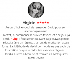 Méthode mincir sans régime - Virginie