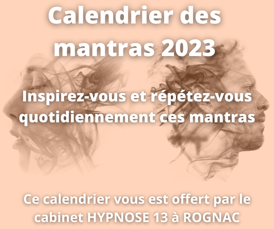 Le calendrier 2023 - les mantras